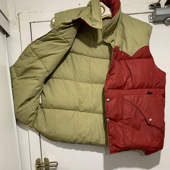VINTAGE LWL SPORT CHIEF CANADA DOWN FEATHER PUFFER VESTS SIZE L - Picture 5 of 8